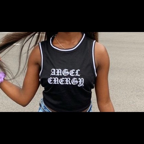 Black Graphic Top - Picture 1 of 1